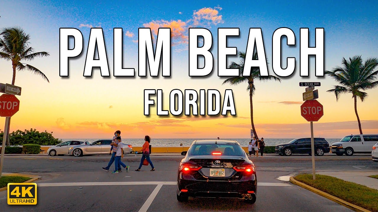 Palm Beach, Florida [4K] | Mar-A-Lago Club | Scenic Drive