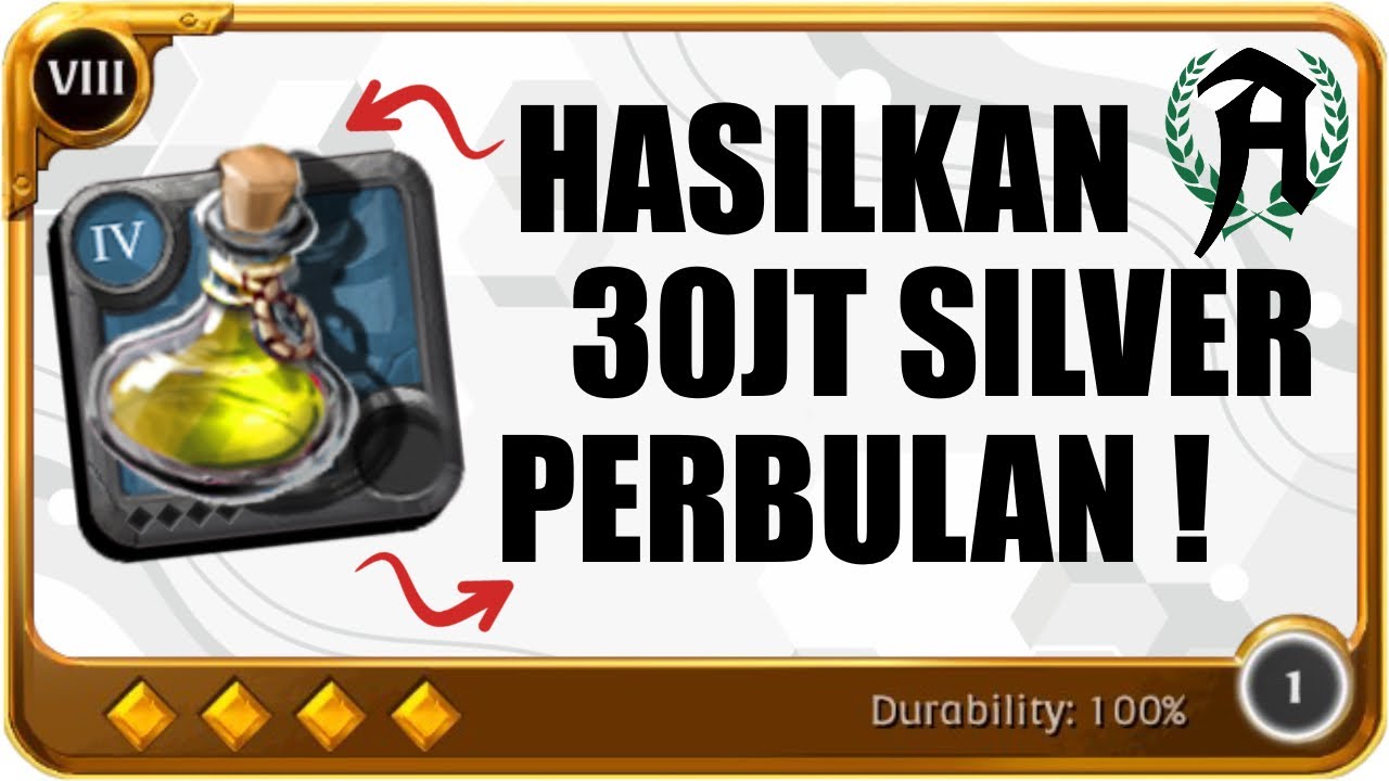 HASILKAN 30JT SILVER PERBULAN! CARANYA? (TONTON INI DULU) - ALBION ONLINE ASIA
