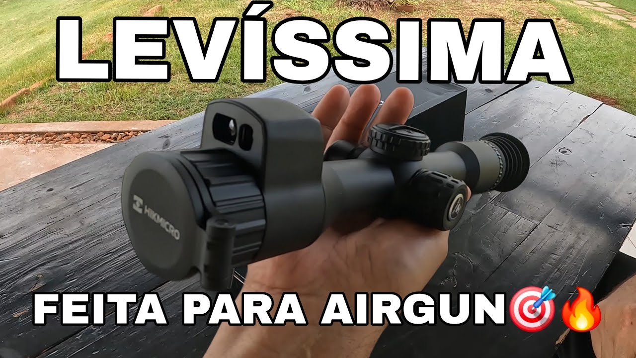 COMO É A HIKMICRO ALPEX 4K A40EL LITE, A LUNETA DIGITAL FEITA PARA AIRGUNS.