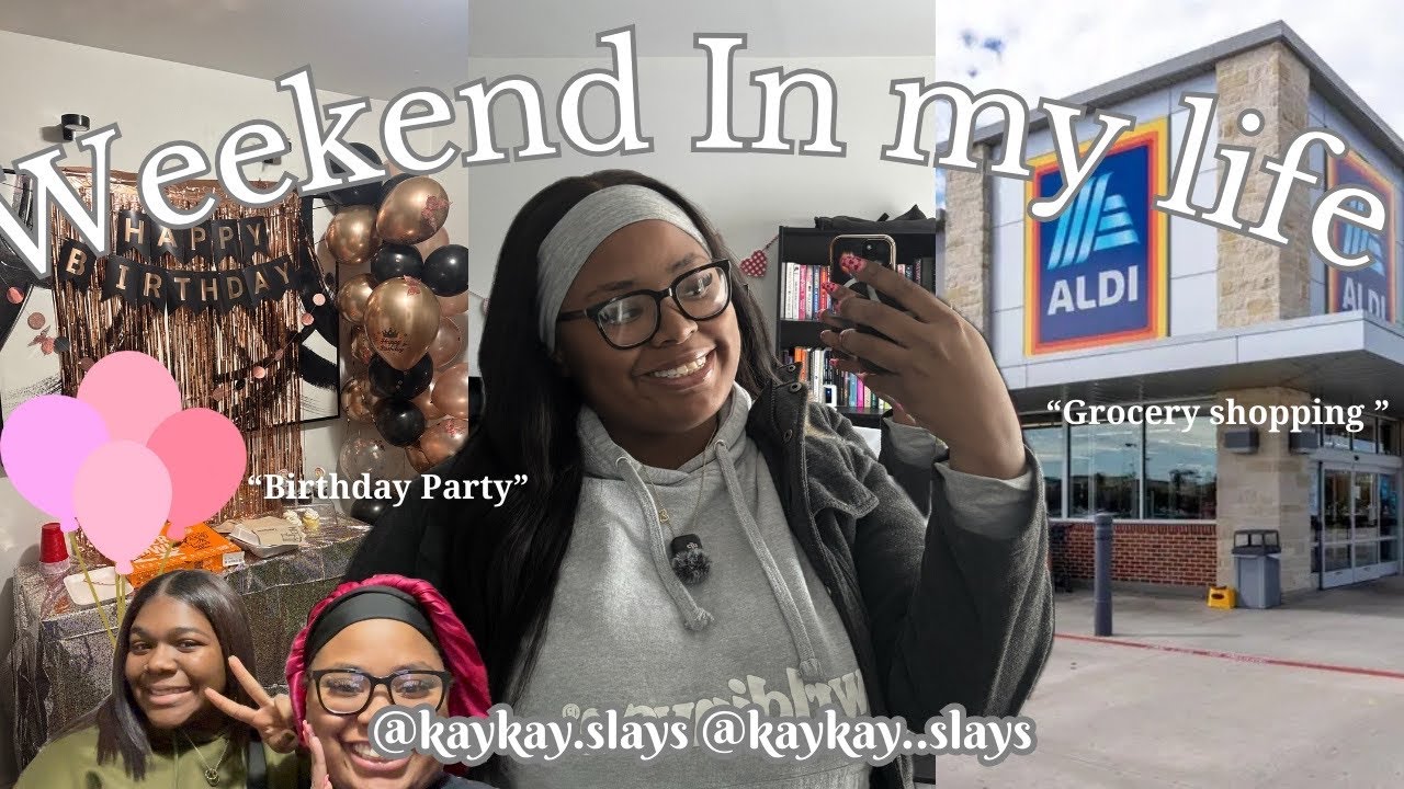 WEEKEND VLOG| HOSTING MY FRIEND'S BIRTHDAY + PRODUCTIVE ERRANDS