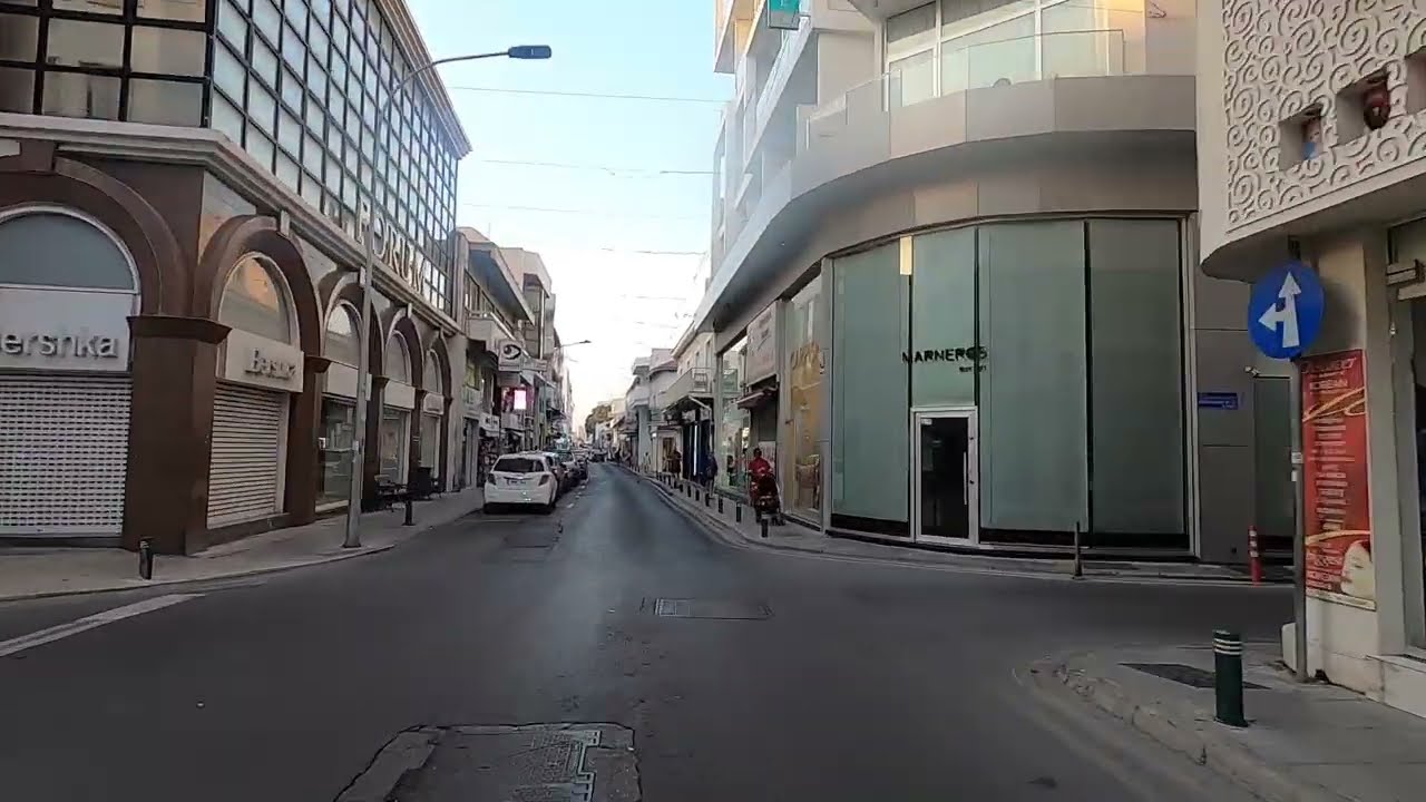 Chypre Larnaca Centre ville, Gopro / Cyprus Larnaca City center, Gopro