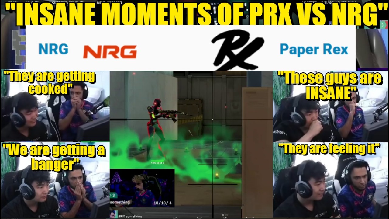 FNS and SOM react to INSANE MOMENTS OF PRX vs NRG | VCT MASTERS SANTIAGO 2026|