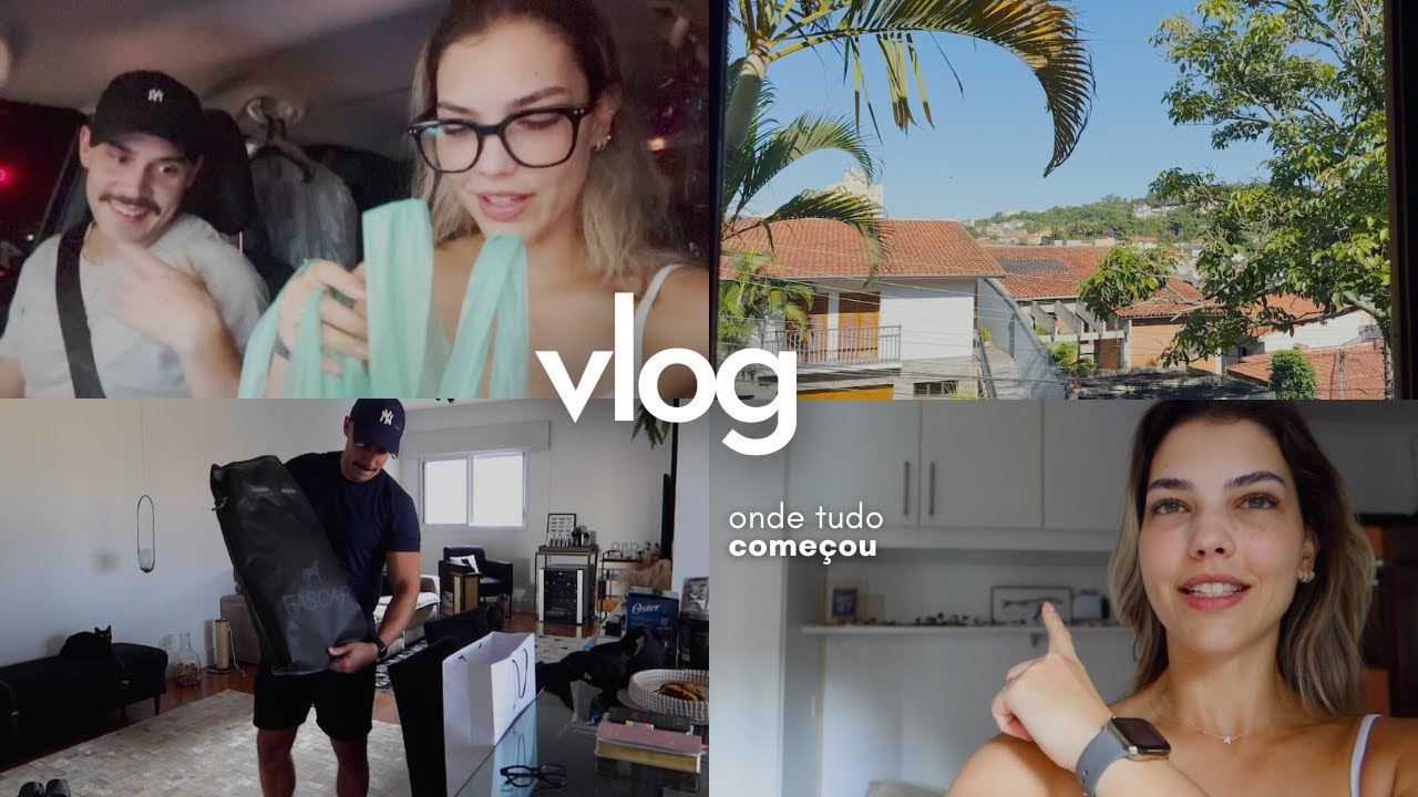 CASA DOS PAIS, ONDE TUDO COMEÇOU, TREINANDO JUNTOS, COMPRAS DO RÔ #vlog