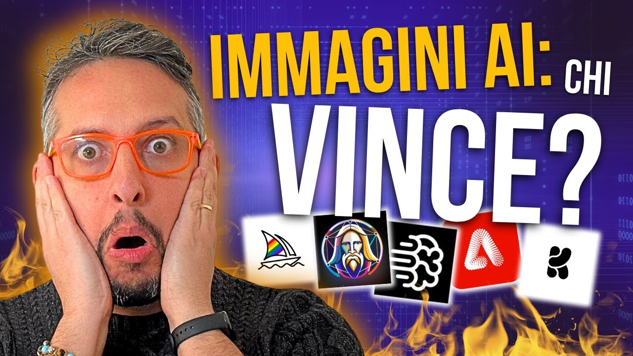 🤖 TOP 5 AI per IMMAGINI a CONFRONTO! 🤯 (Classifica e Recensione)