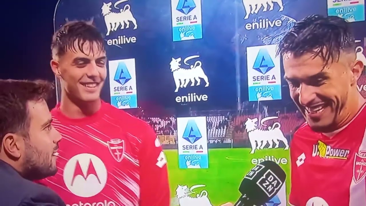 Daniel Maldini e Dani Mota intervista post-partita Monza-Roma(1-1)