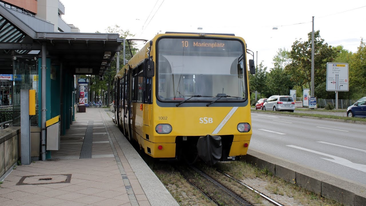 Fahrt mit der Zahnradbahn Stuttgart | SSB Linie 10 Marienplatz–Degerloch [28.9.2019]