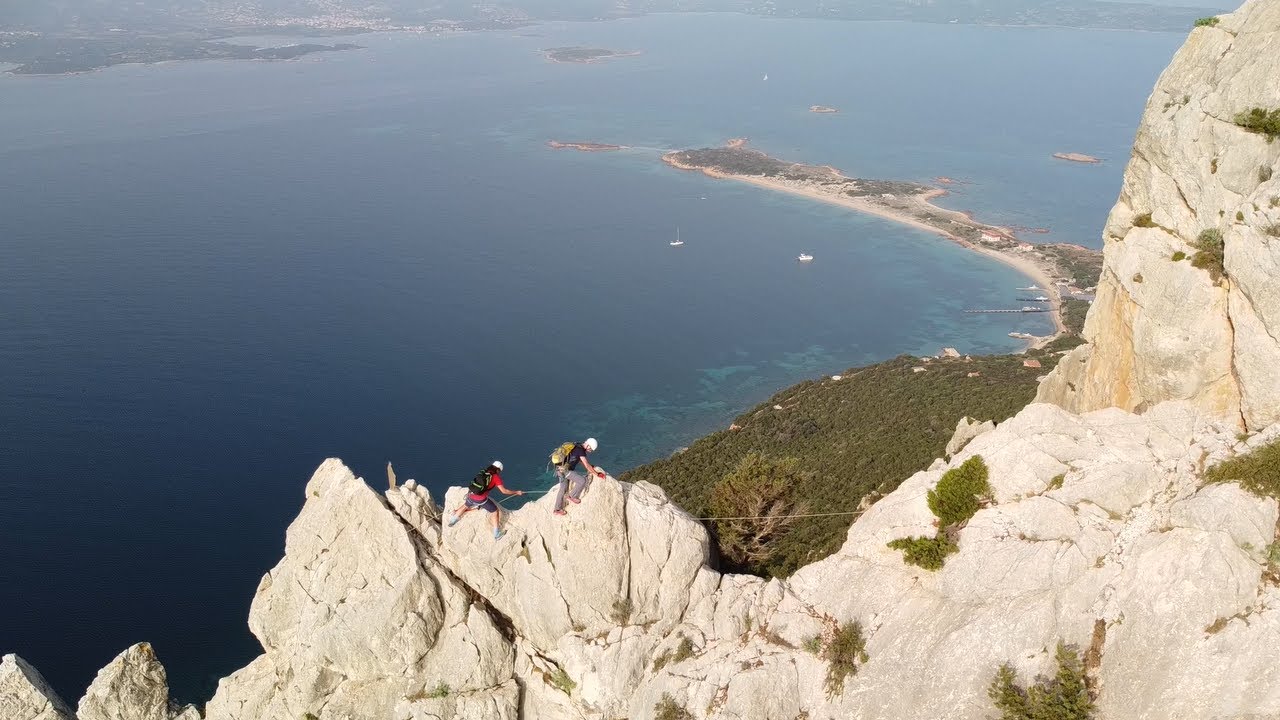 I Sirboni VIA FERRATA DEGLI ANGELI con calate Tavolara