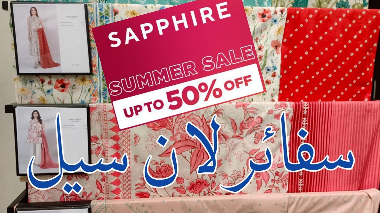 Sapphire Sale 50% Off || Sapphire Mid Summer 2024