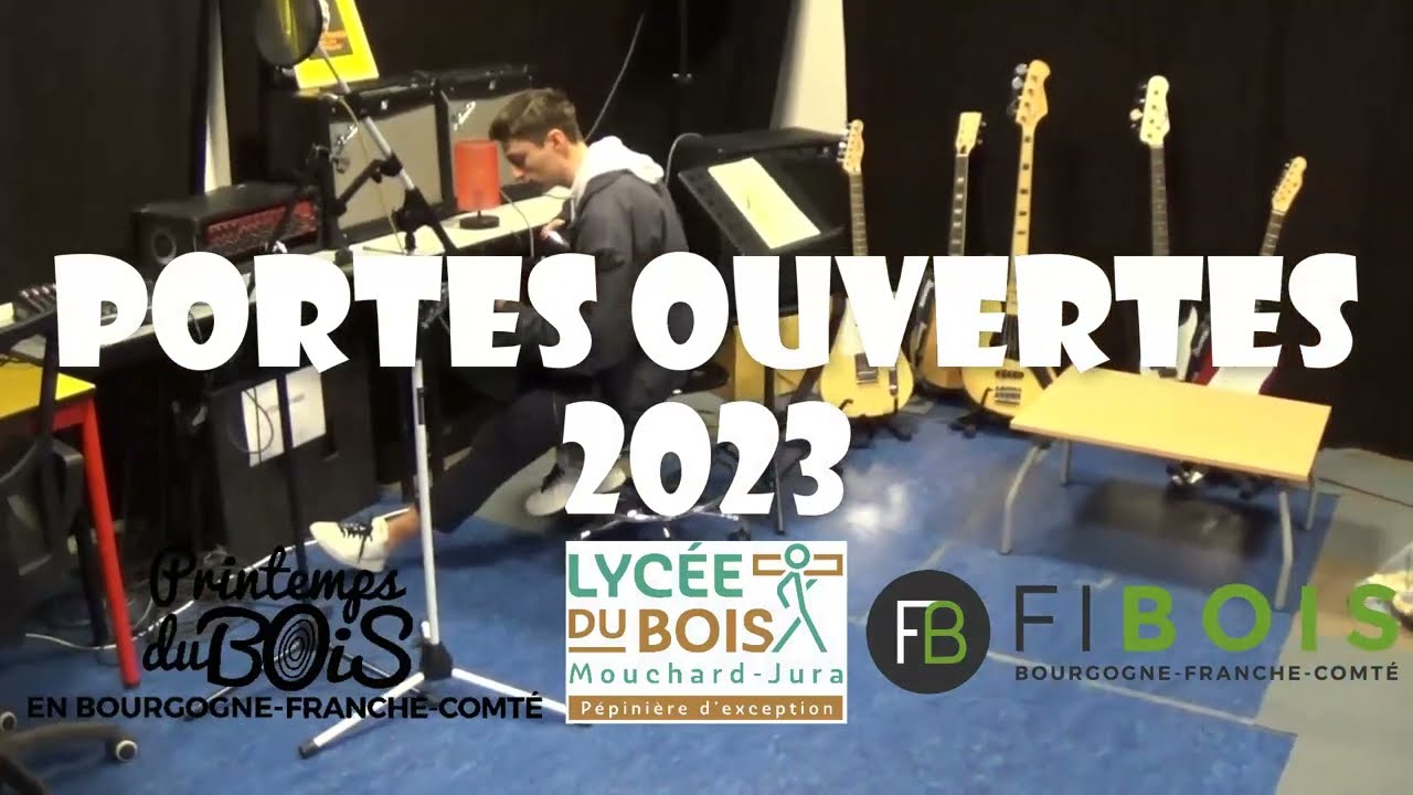 Visite guidée des portes ouvertes 2023 du Lycée des métiers du bois de Mouchard