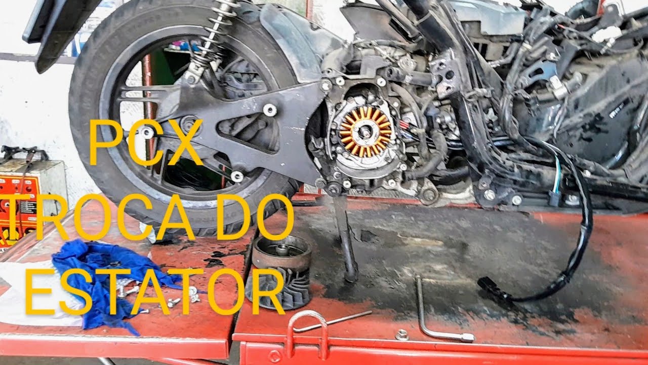 Neste #viralvideos  falaremos sobre o #estator da #PCX, abordando a funcionalidade e fazendo a troca