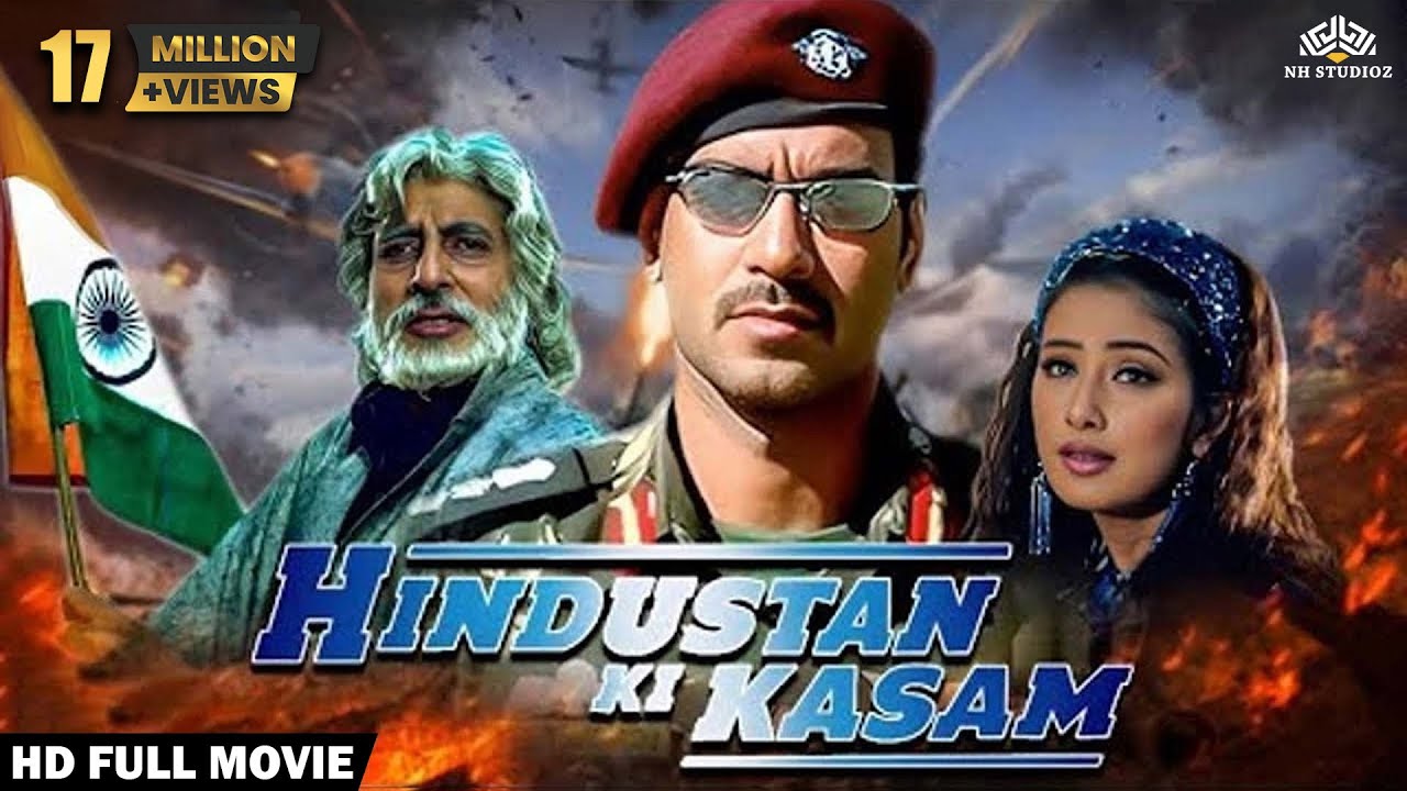 Hindustan Ki Kasam Full Movie HD | Desh Bhakti Movie | Amitabh Bachchan, Ajay Devgn, Manisha Koirala