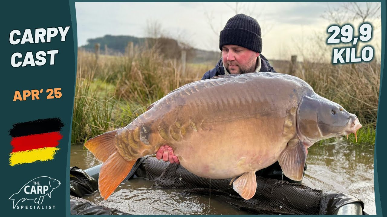 David mit Big-Fish in Italien I Traum Session am Busters Lake I Neuer Top See I Carpy Cast April 🎣