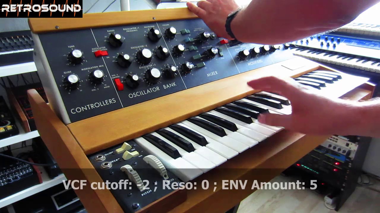 Moog Minimoog sound design tutorial John Carpenter Assault on Precinct 13