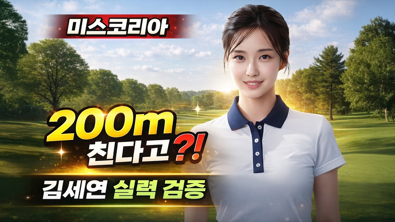 [라이브] 200m 치는 미스코리아👑김세연 ! 과연 라이브에서 그녀의 필드 골프 실력은?⛳