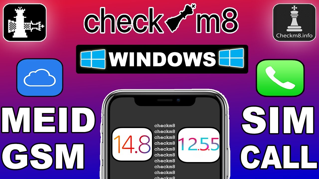 MEID/GSM With Sim/Calls/Network on Windows|iCloud Bypass Meid Windows Sim/Signal Fix iOS 14.8/12.5.5
