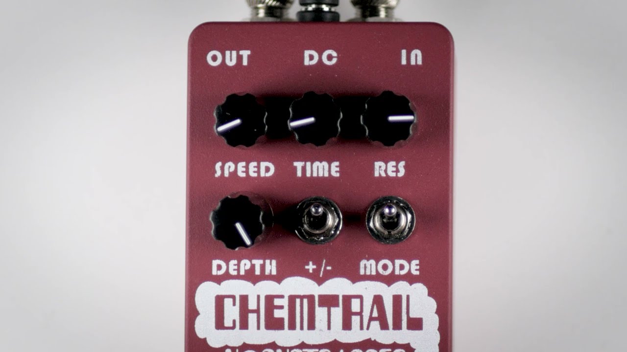 Chemtrail Analog Flanger Quick Demo | Hochstrasser Electronics