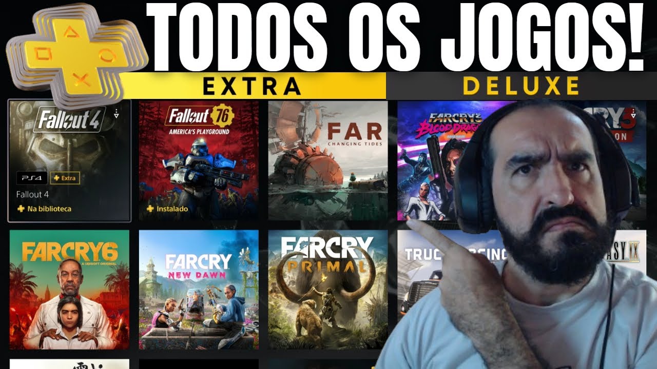 TODOS OS JOGOS DO CATÁLOGO DA PS PLUS EXTRA E DELUXE! Lista atualizada em Maio de 2024