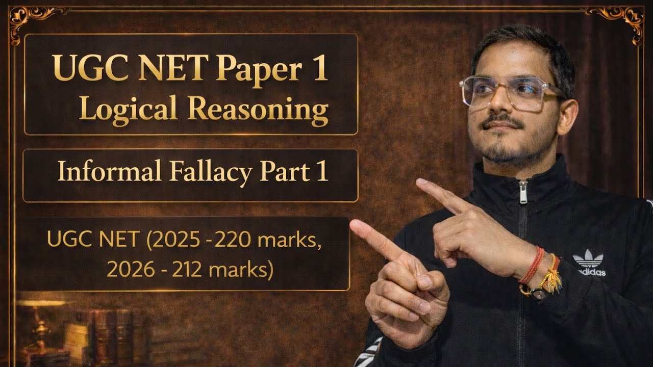 UGC NET Series l Day 7 l Informal Fallacy Part 1 l 150 days/ 150 topics 📚📖