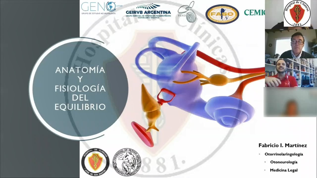 16/09/2020 - Anatomía y fisiología del aparato vestibular.