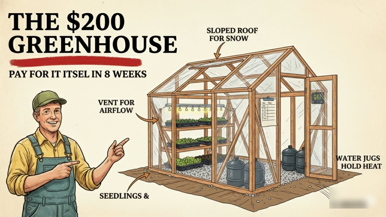 This $200 Greenhouse Paid For Itself in 8 Weeks (Build Guide)