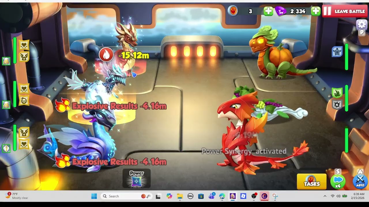 doing dungeon and spending tokening's 472/500 Babylonian dragon