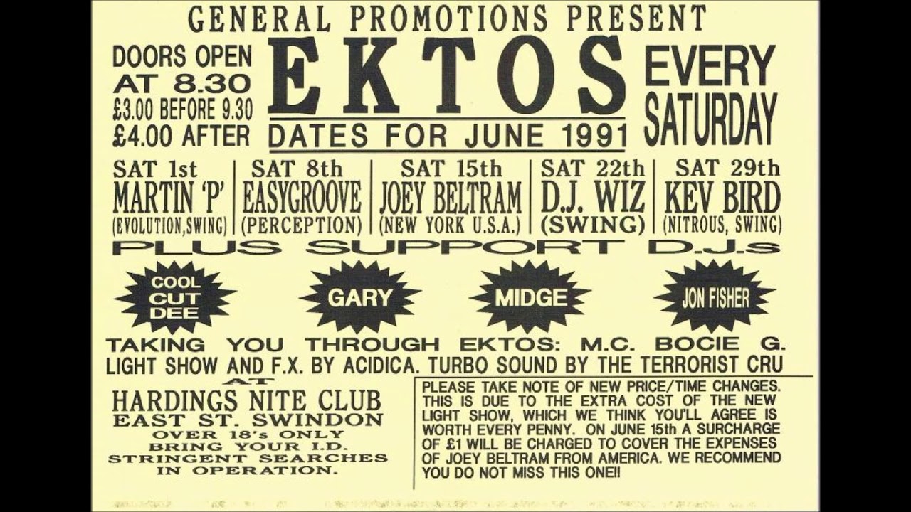 Keith Suckling & Kool Cut Dee -  Ektos, Hardings, Swindon - 1991- Side B