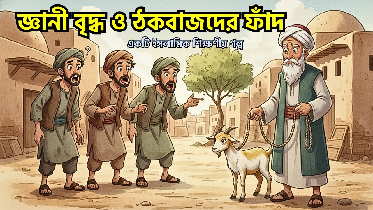 তিন ঠকবাজ বনাম এক জ্ঞানী বৃদ্ধ! শেষটা দেখে অবাক হবেন ইসলামিক গল্প | শিক্ষণীয় গল্প | Sotter Sondhane