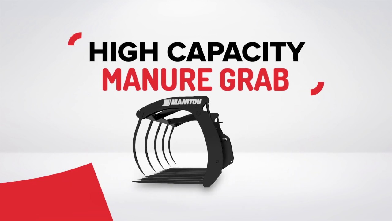 High capacity manure grab by Manitou - FMG  | Manitou Attachment