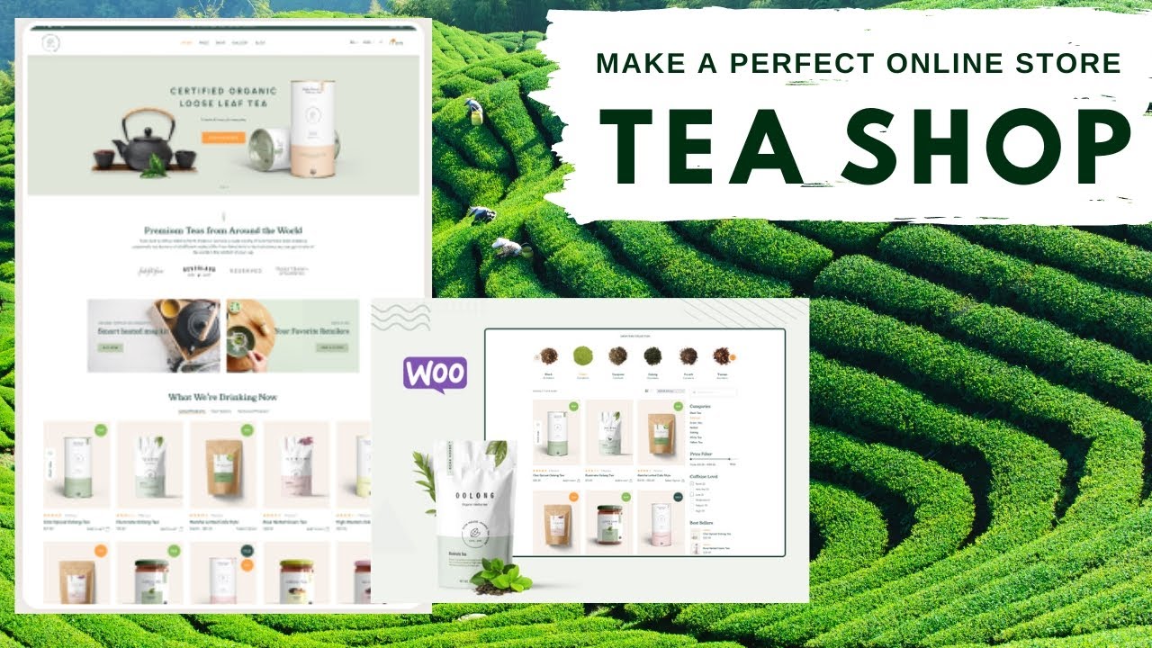 Make a Website for Online Tea Store - The Perfect Tea Shop Solution | OchaHouse WordPress Theme