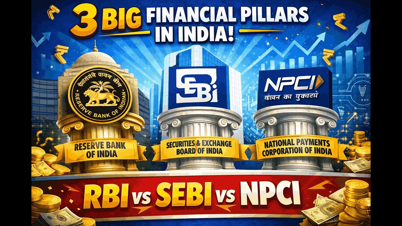 Indian 3 big Financial institution # bharat me finical controlling organization
