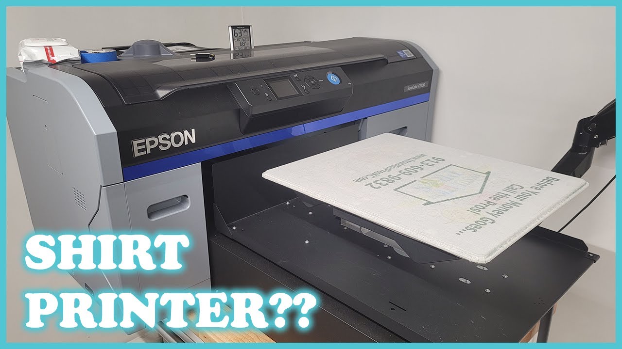 [Quick Demo] Epson F2100 DTG Printer Setup & Printing Process