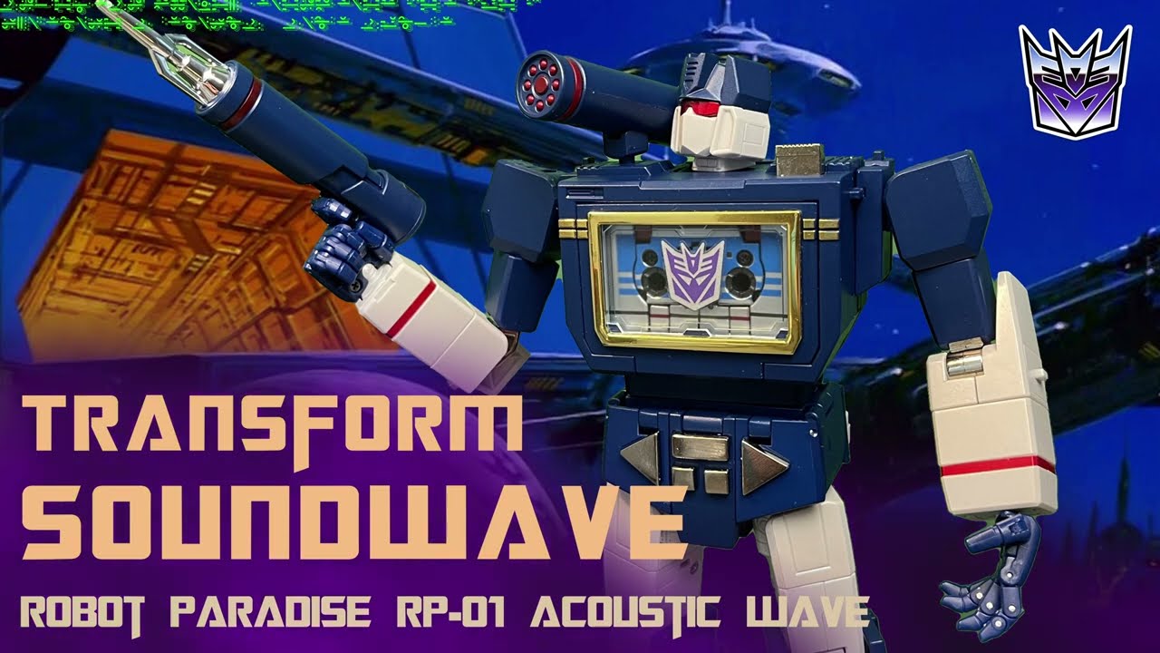 Transformation: Robot Paradise RP-01 Acoustic Wave (Soundwave) ToyTesterTeo Masterpiece Collection