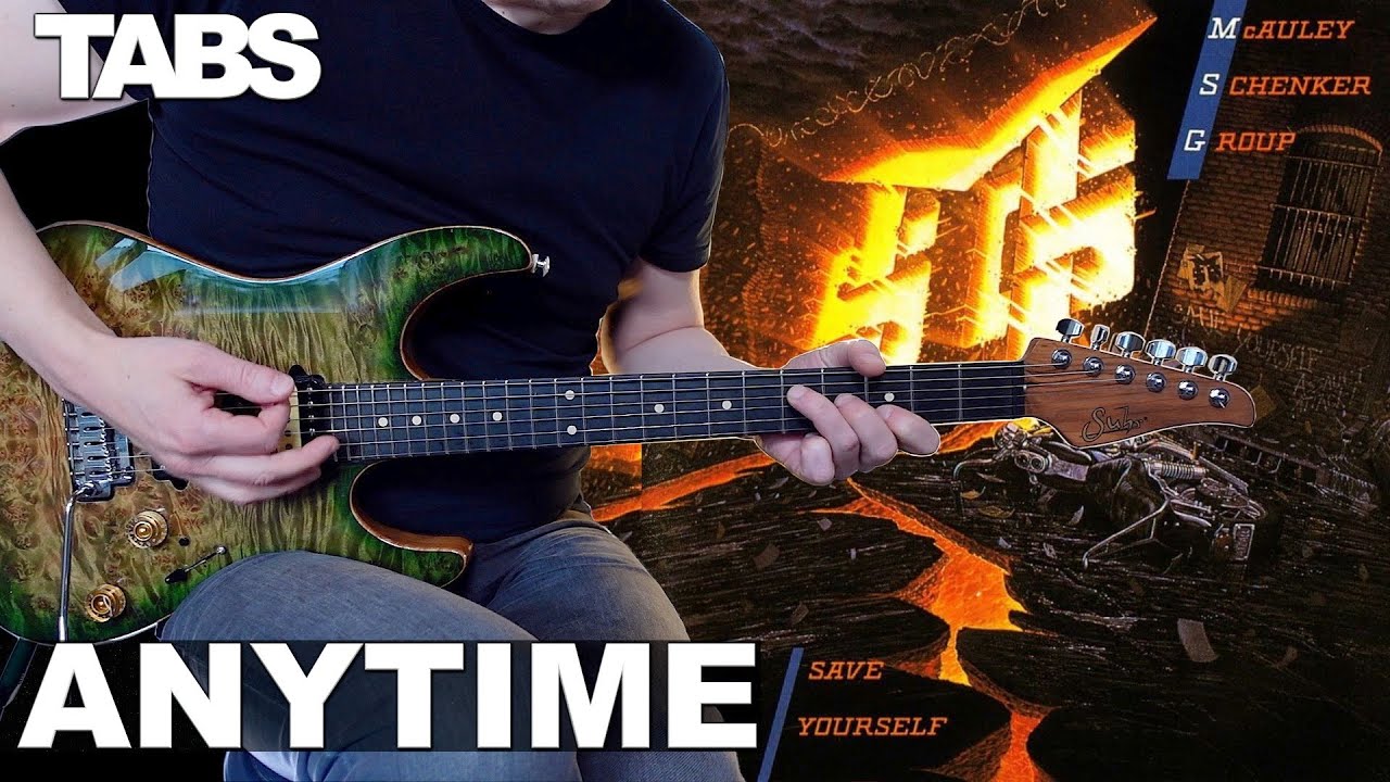 McAuley Schenker Group MSG - Anytime | Guitar cover  |