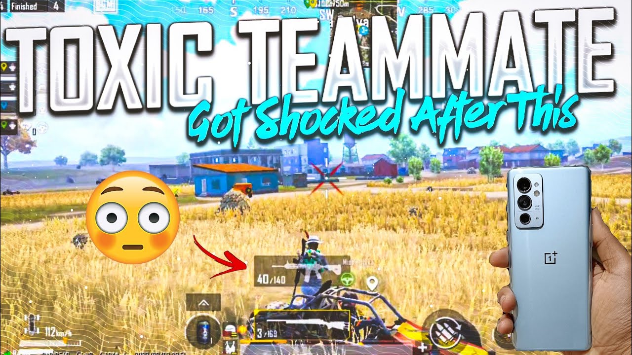 Toxic Teammate Got Shocked By This 😯😱 &bull; BGMI MONTAGE &bull; ONEPLUS 9RT BGMI TEST &bull; 90FPS BGMI GAMEPLAY