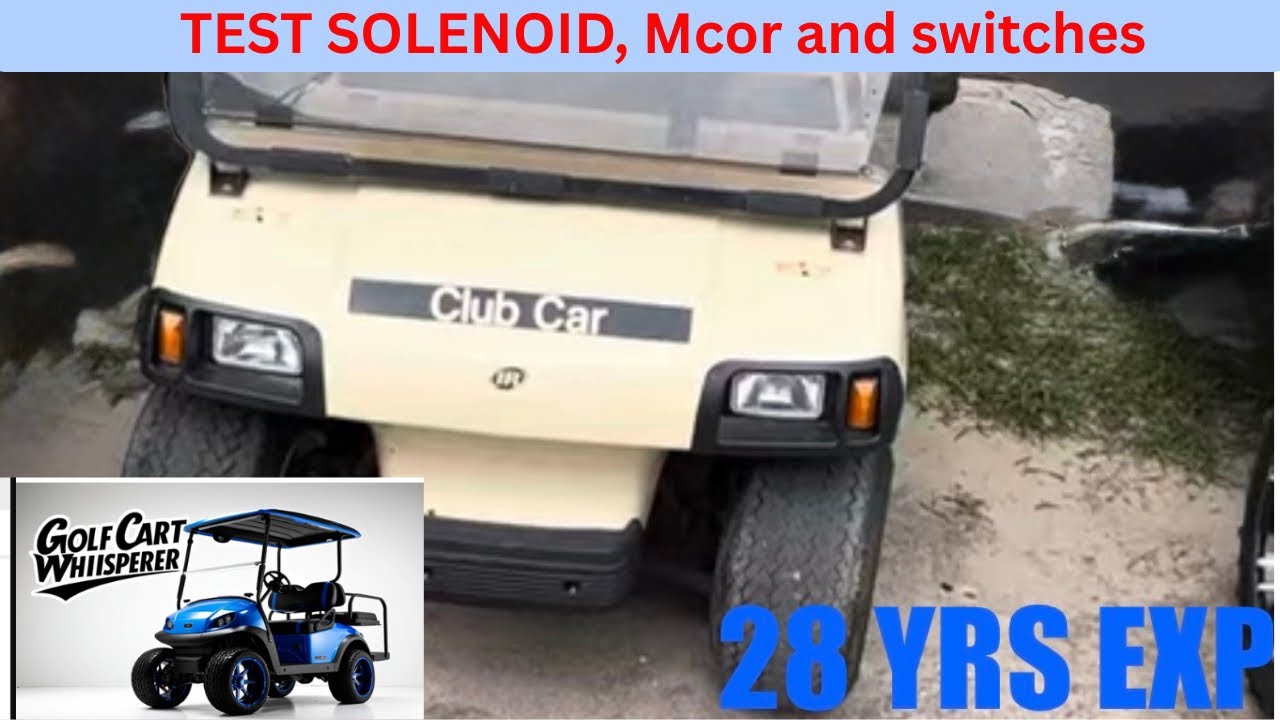 Устранение неисправностей Club Car DS 48 Вольт. Соленоид, микроконтроллер и переключатели.