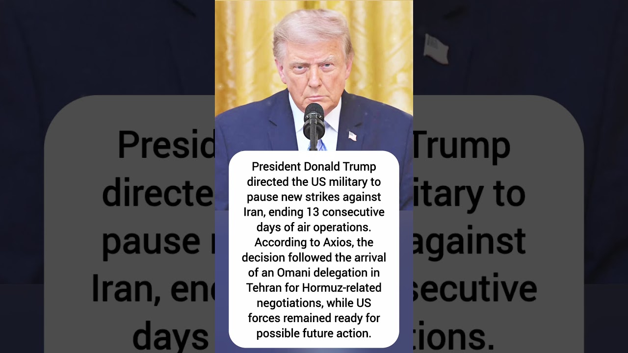 Trump Pauses Iran Strikes | Oman Talks Advance