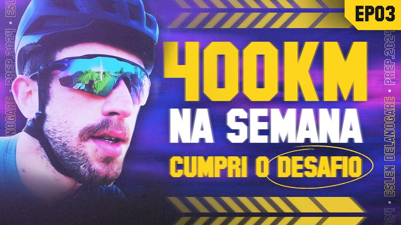 [Ep. 03] DESAFIO: 400KM DE BIKE NA SEMANA (Prep. Sprint Triathlon)