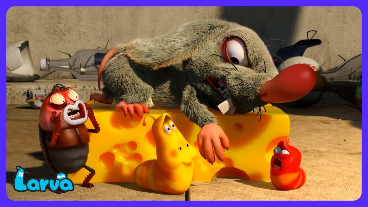 Larva - De grote kaasroof! | Kindertelevisie | WildBrain Spookhuis