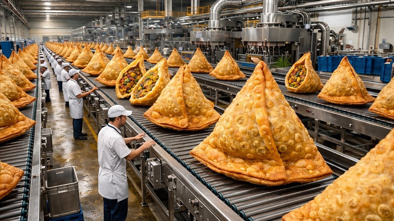Inside the Samosa Factory | Mass Production of Crispy Samosas | How It's Made