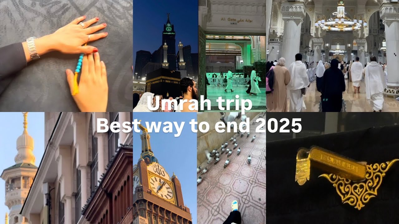 Umrah vlog | Best trip of 2025 ✈️ | Touched Kaaba with my mom | clock tower shopping? | family trip