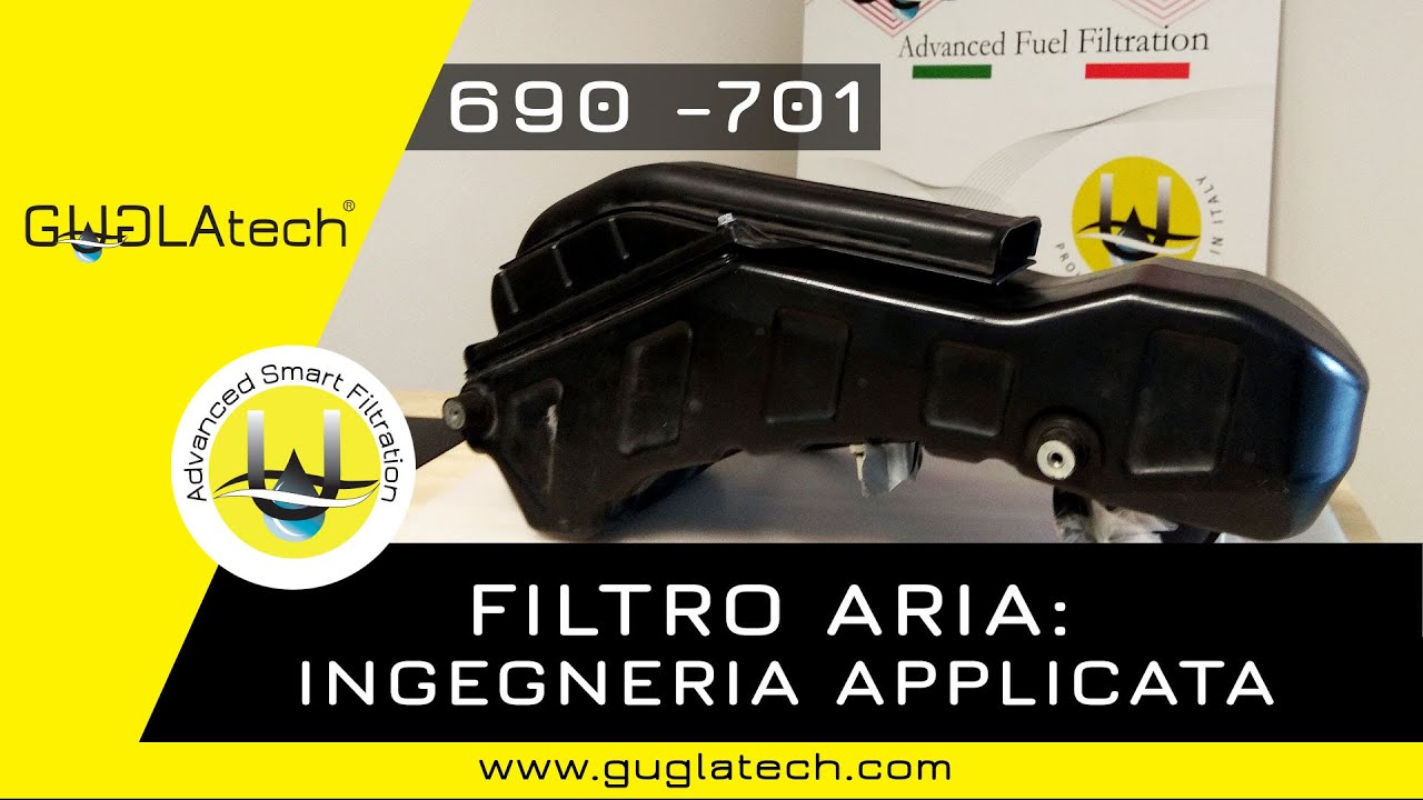 KTM 690 Husqvarna 701 il filtro aria migliore al mondo, ovviamente GUGLATECH