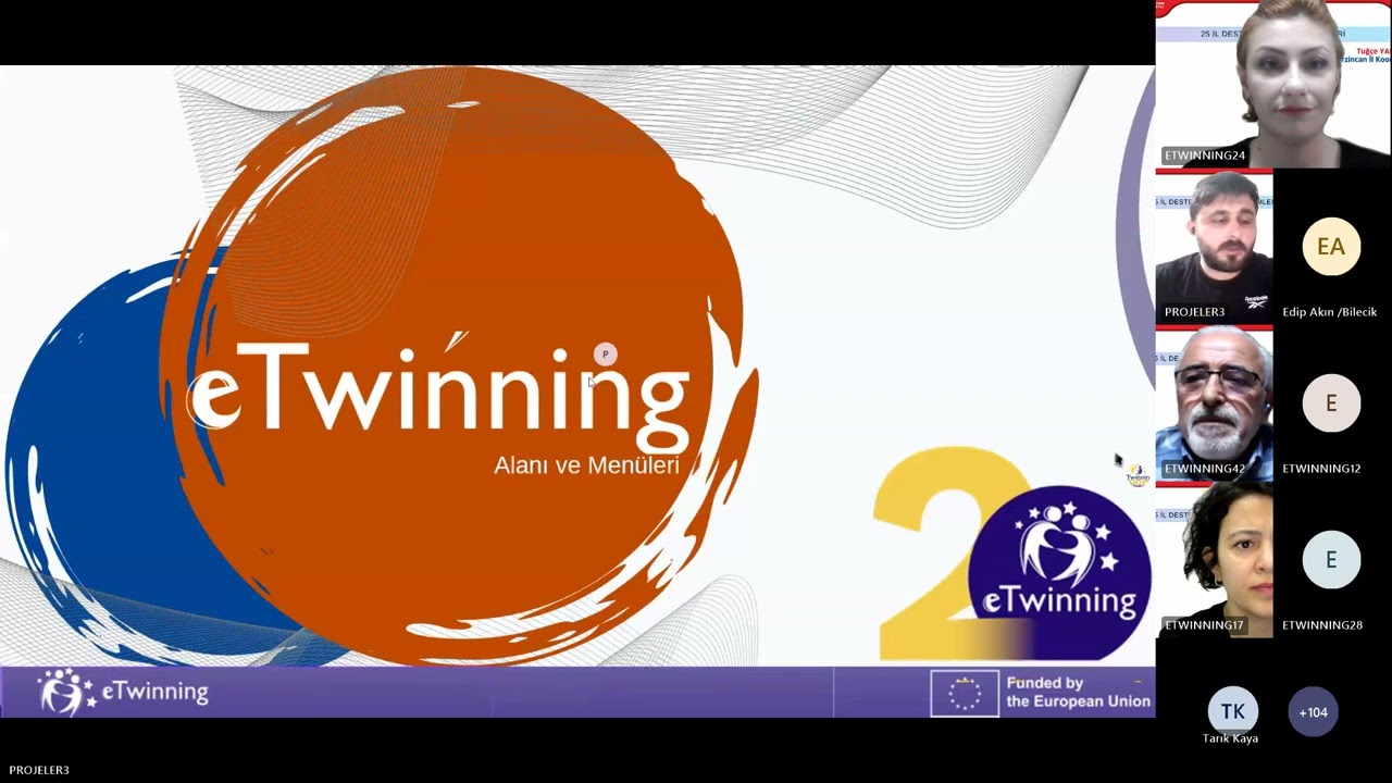 ESEP platformu eTwinning ve Twinspace alanları Tanıtımı Projelerde Twinspace Kullanımı