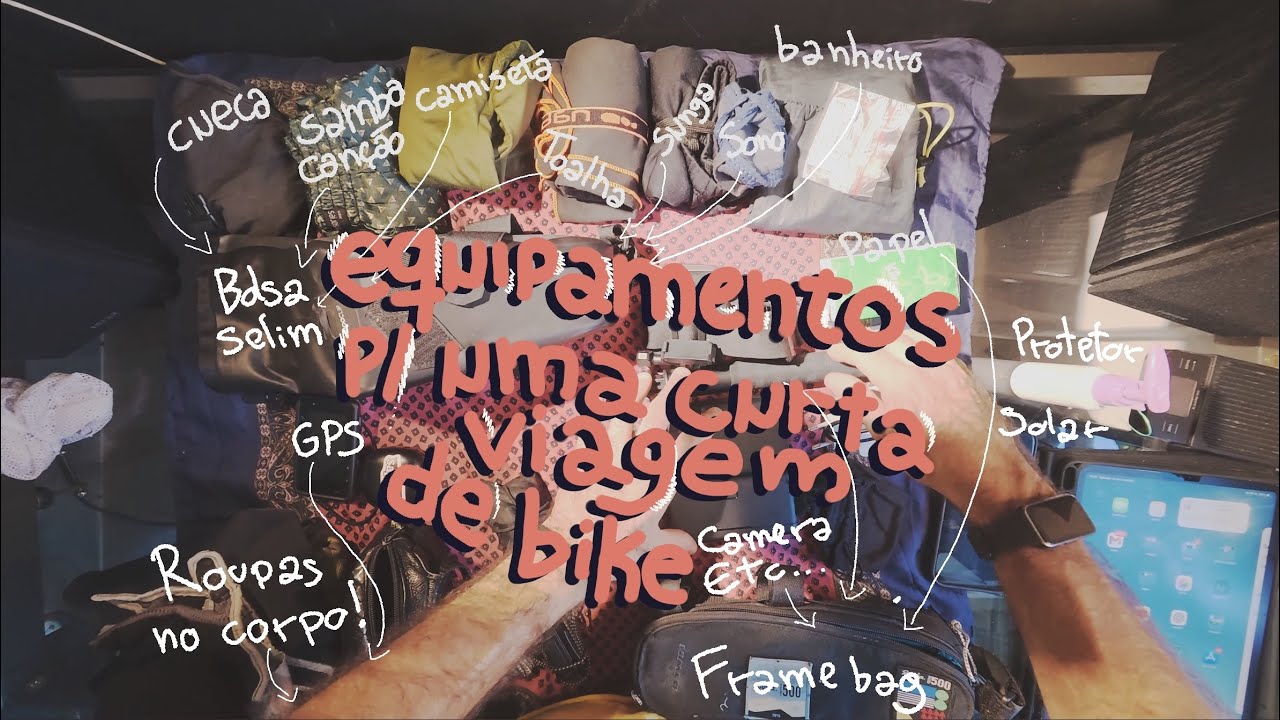Rio de Janeiro x Saquarema: Tudo que levo para um pequeno Bikepacking