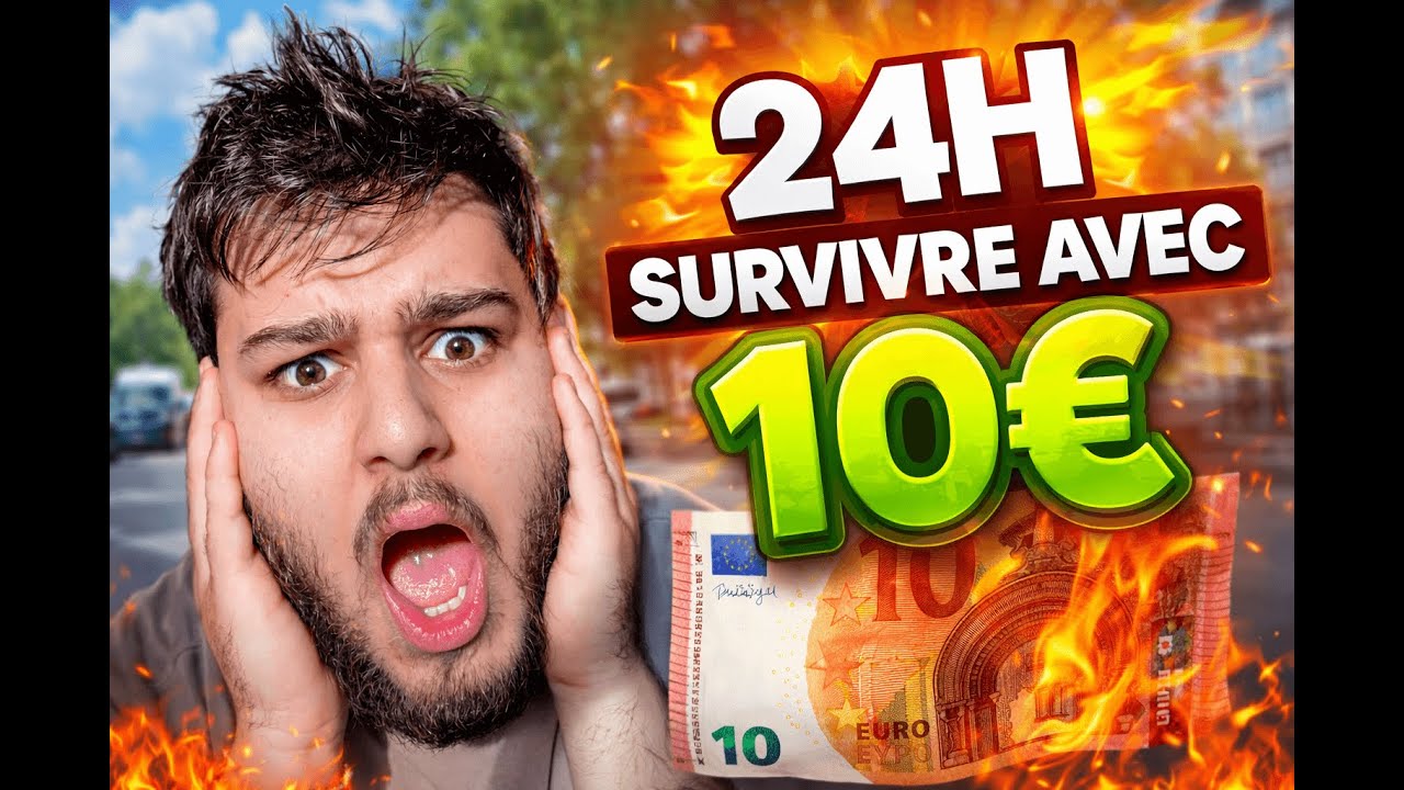 10€ POUR  SURVIVRE 24h 😳 (grosse surprise)