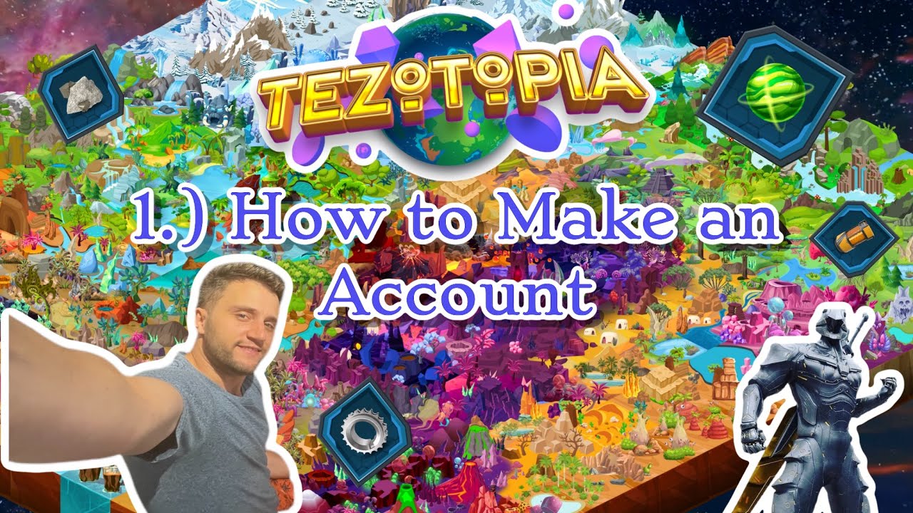 NFT gaming tutorials: Tezotopia 1) Account creation (archived)