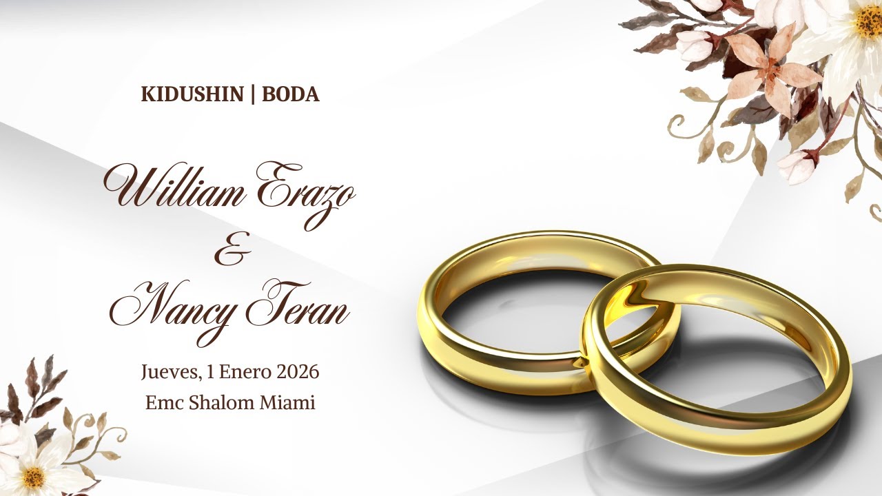 William & Nancy // Boda Hebrea | EMC Shalom Internacional