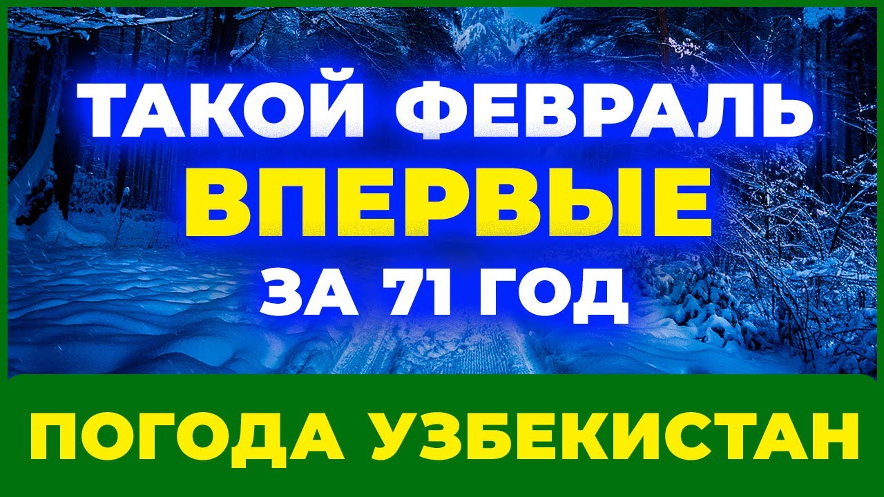 | ФЕВРАЛЬ 2026 || Синоптики ШОКИРОВАНЫ от того, что ждёт Узбекистан… | Погода на 28 дней