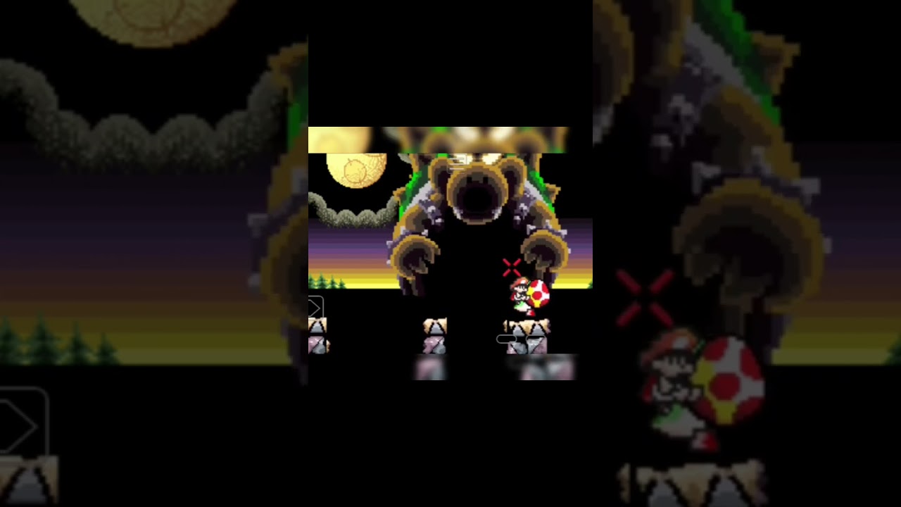 Yoshi's Island Final boss baby Bowser #mario #supermario #games