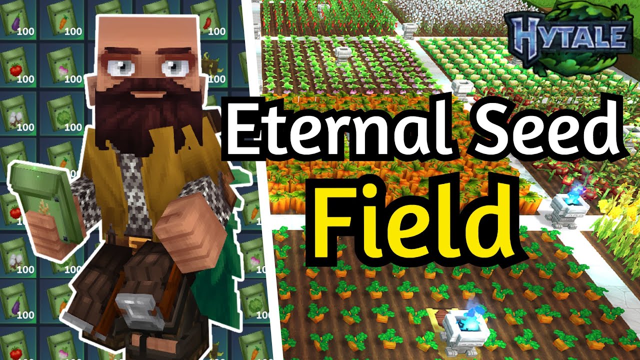 Get A Full Field of Eternal Seeds in Hytale Quickly Using This Strategy (no watering)