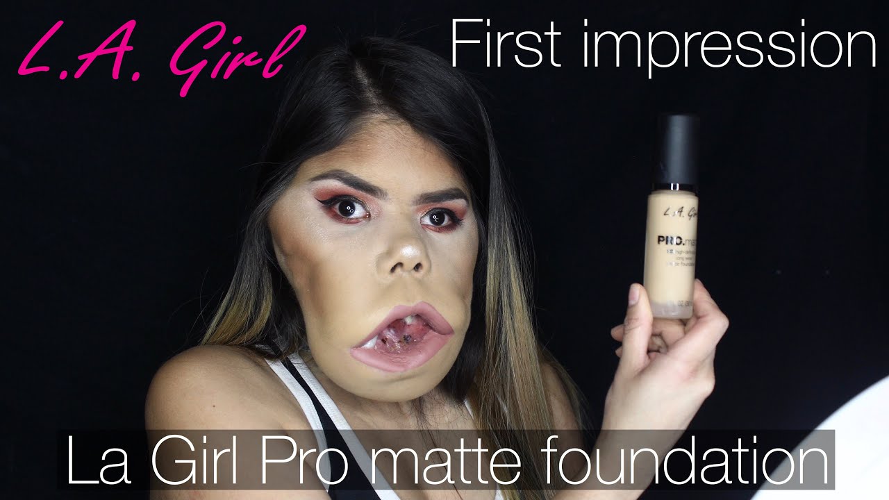 Worth the hype? |La Girl Pro matte foundation | First impression